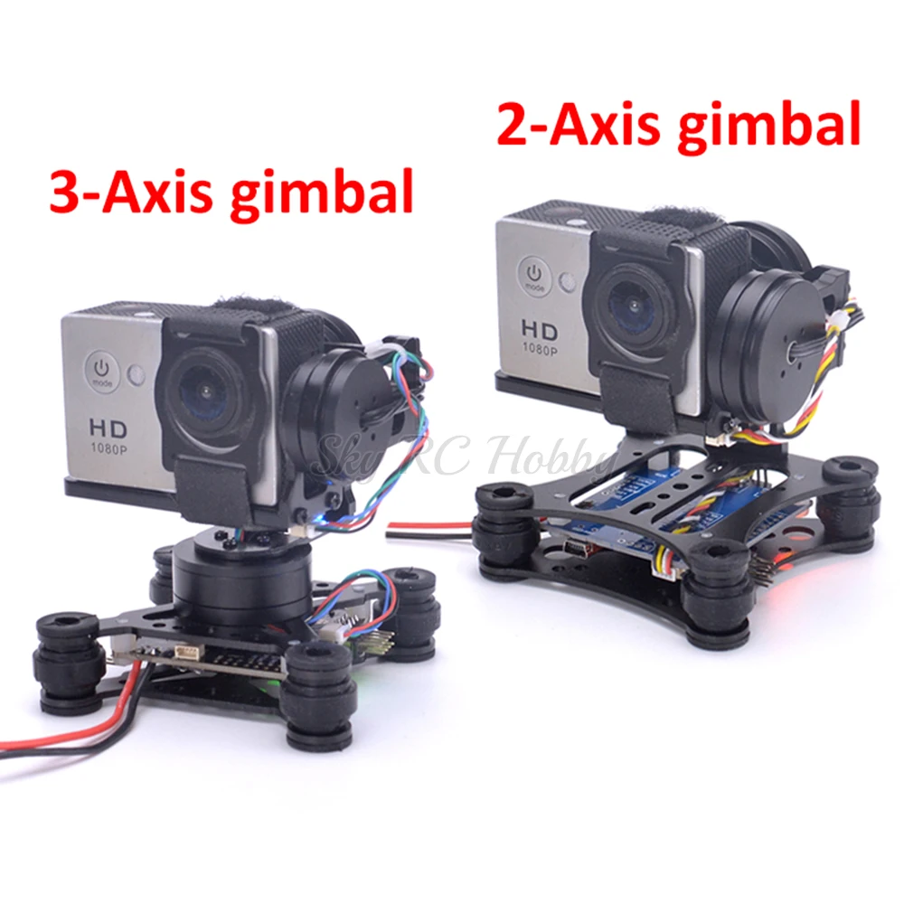 Drone Gimbal For Gopro Hero - Leichte 2-Achse/3-Achse Bürstenlosen Gimbal Bord für