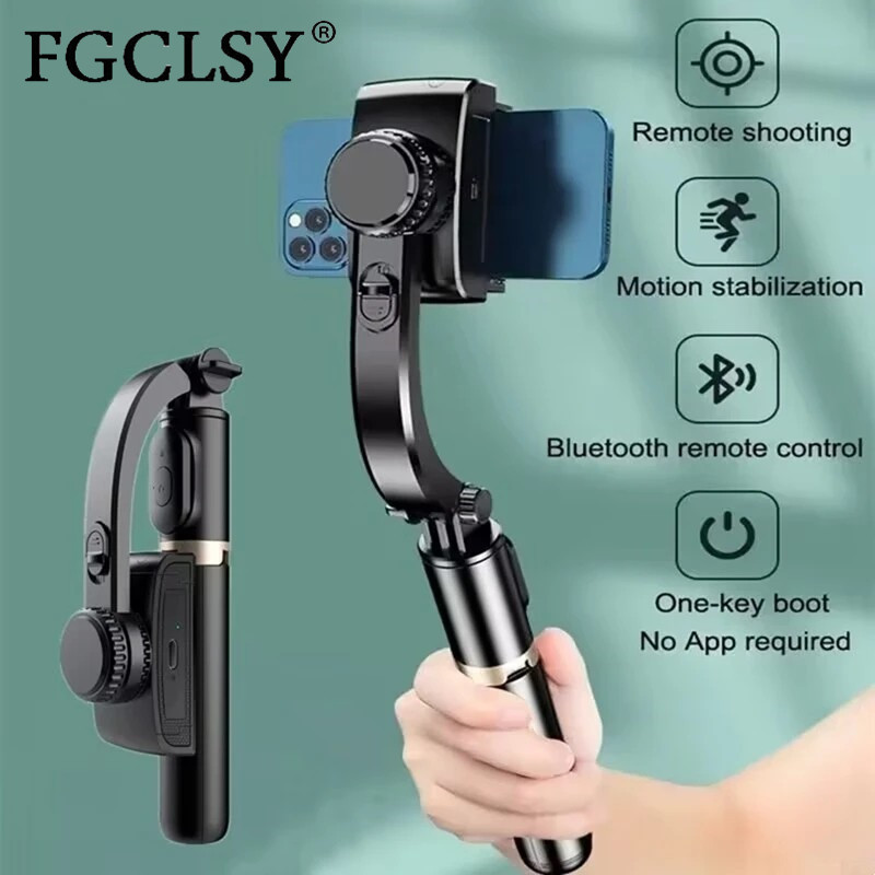 Drone Gimbal For Gopro - FGCLSY 2024 KI-Video-Stabilisator Bluetooth Selfie-Stick Stativ