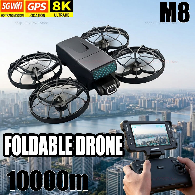 Drone Gimbal Brushless - Neue Drohnen M8 GPS 8K Professionell
