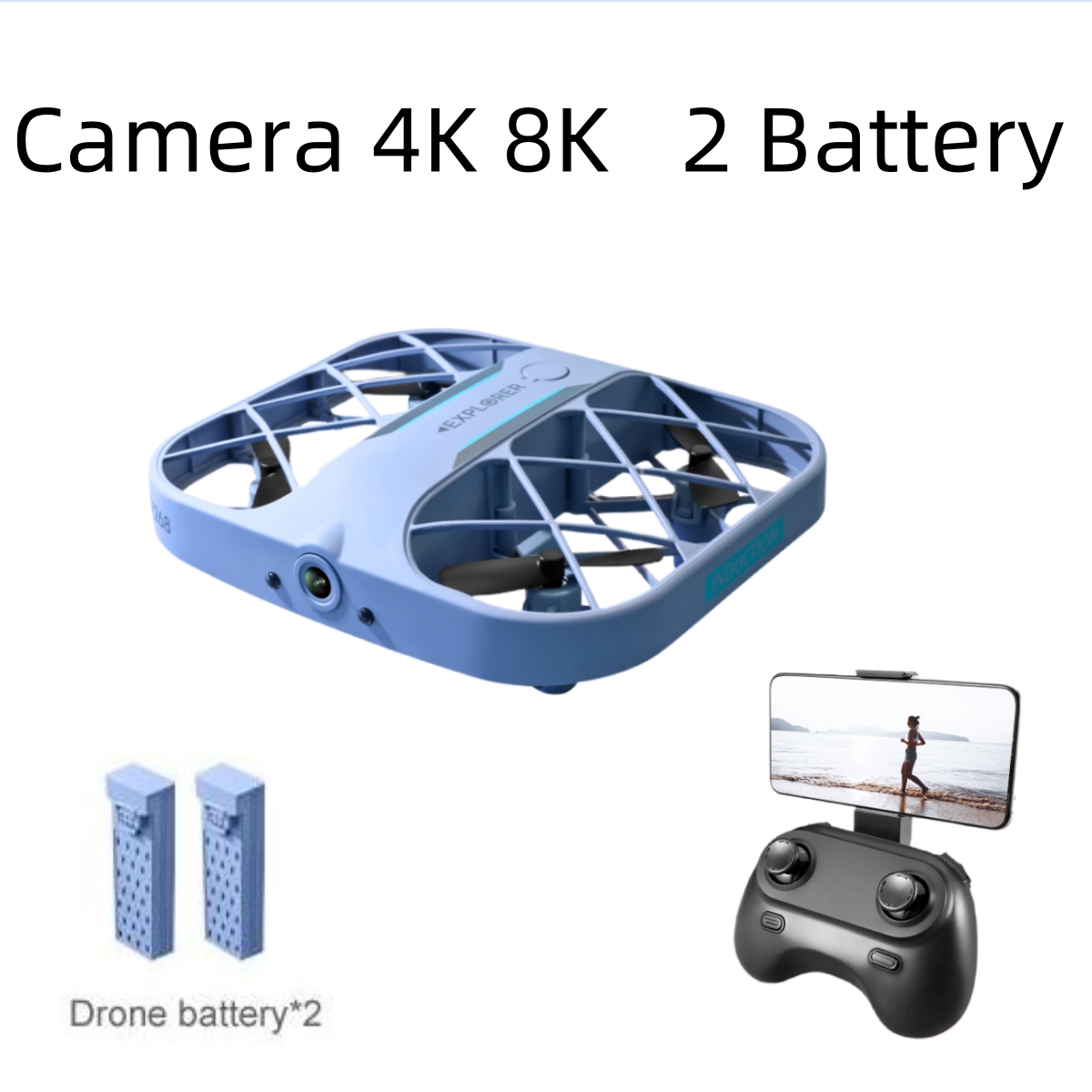 Drone Gimbal Controller - JJRC H107 FPV RC-Drohne mit 2