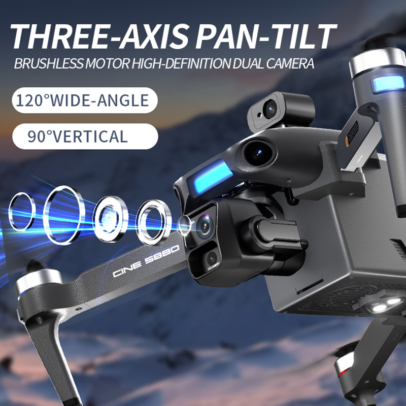 2026 Neue 8K Dual-Kamera-Drohn – Drone Gimbal Mount Bewertung und Preis