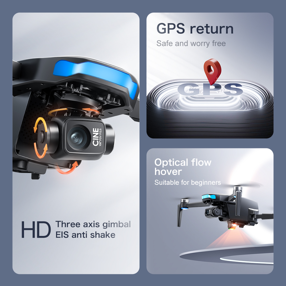 Lenovo S-X1 GPS-Drohne mit 8K  – Drone Gimbal 3 Axis Bewertung und Preis