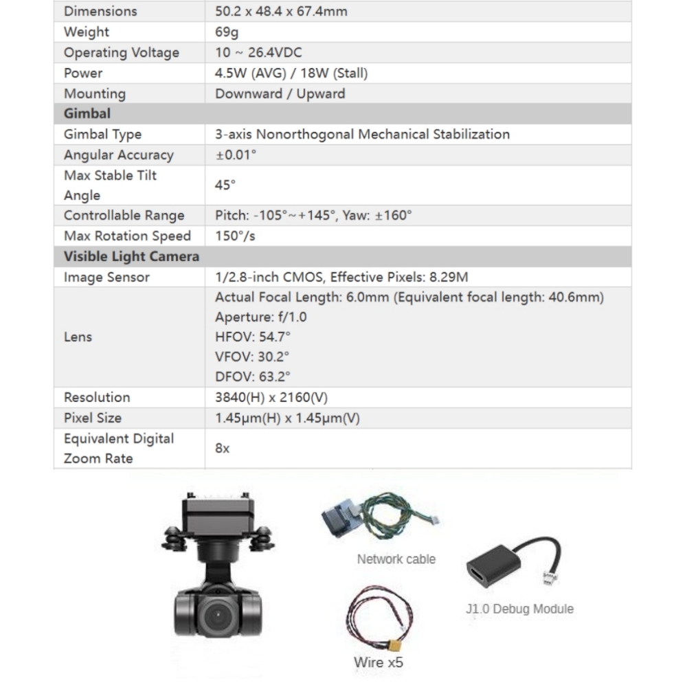 NCZOBOE Unterstützt Netzwerk/U – Drone Gimbal 3 Axis Bewertung und Preis
