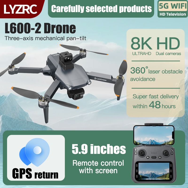LYZRC L600-2 MAX GPS-Drohne 3- – Drone Gimbal 2 Axis Bewertung und Preis