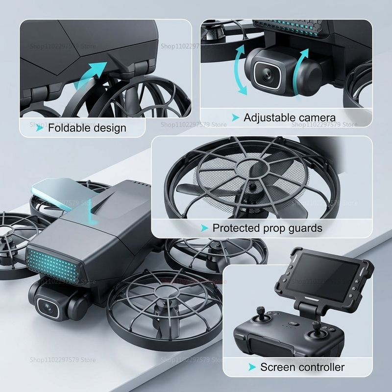 Neue Drohnen M8 GPS 8K Profess – Drone Gimbal Brushless Bewertung und Preis